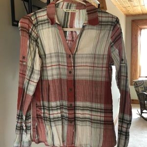 Two Women’s woolrich long sleeve shirts